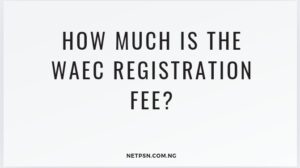 How much is the WAEC registration fee?