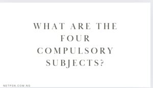 What Are The Four Compulsory Subjects