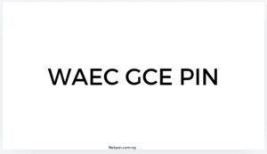 Waec Gce Pin