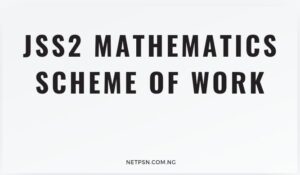 Ss1 Mathematics Scheme Of Work